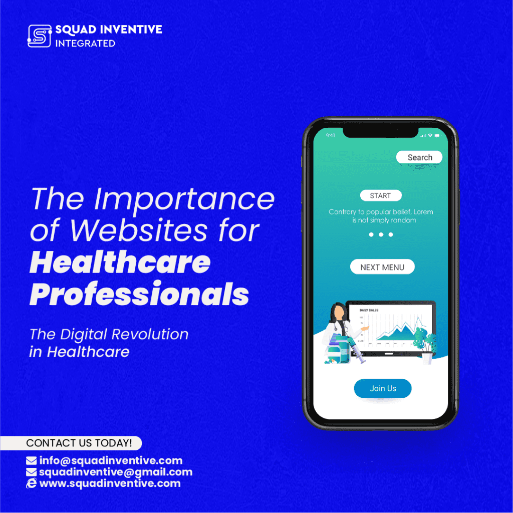The Importance of Websites for Healthcare Professionals
